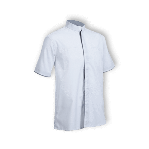 Celestify F118 unisex office shirt in white