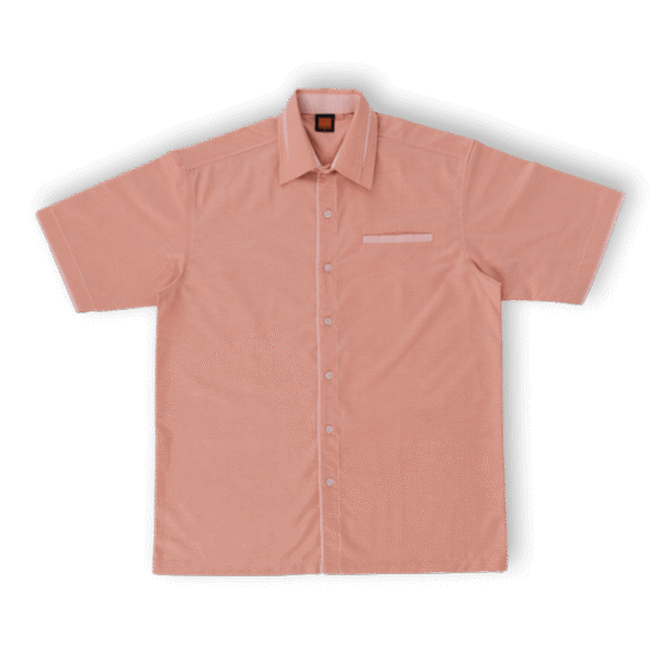 LIGHT-ORANGE SummitStyle unisex office shirt Singapore short sleeve