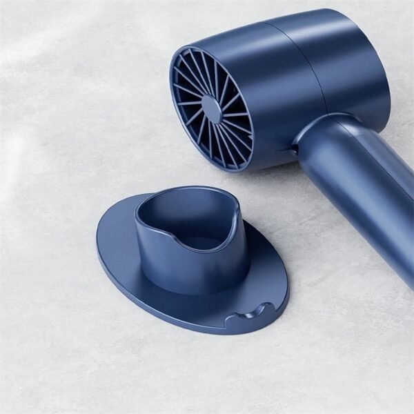 Handheld turbo fan in white with built-in phone stand - removable base