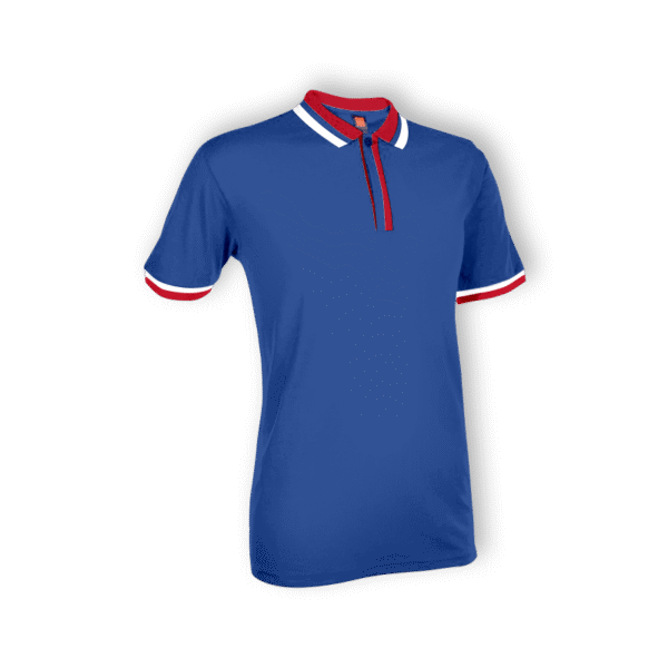 royal Fuzzify 190GSM polo tee Singapore in eco-dyed fabric with short sleeves