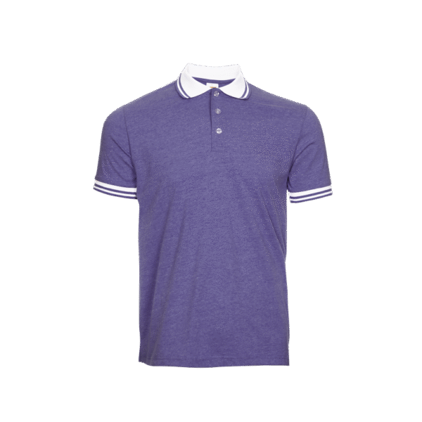 Dark-Purple WittyFit breathable polo tee Singapore in lightweight eco-dyed fabric