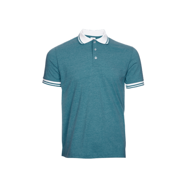 Forest-Green WittyFit breathable polo tee Singapore in lightweight eco-dyed fabric