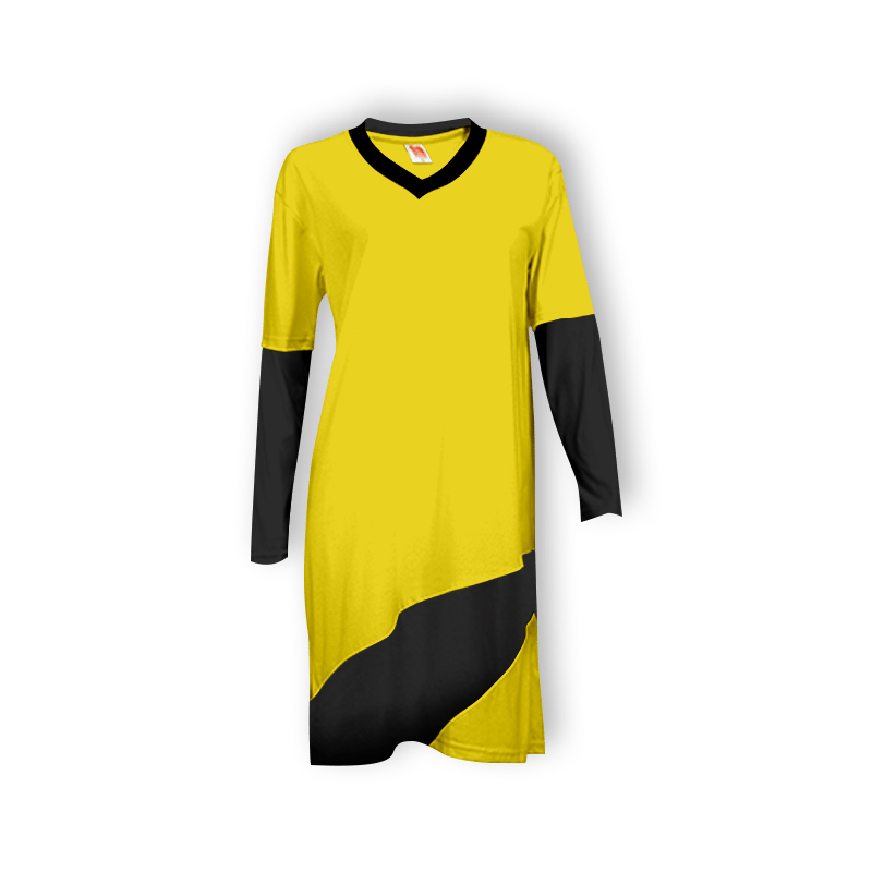 yellow BelleMode modest Muslimah shirt Singapore in eco-dyed fabric