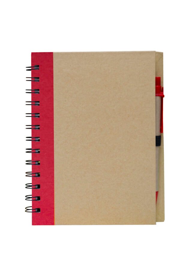 ec0305_A5_eco_notebook_with_pen_red