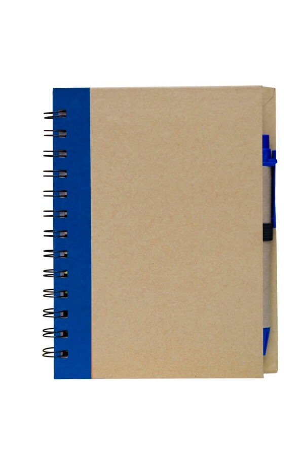 ec0308_A5_eco_notebook_with_pen_royal_blue