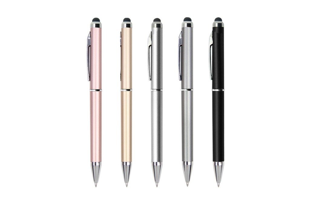 NEXUS stylus ball pen black ink with 1.0mm twist action and touchscreen tip- Group
