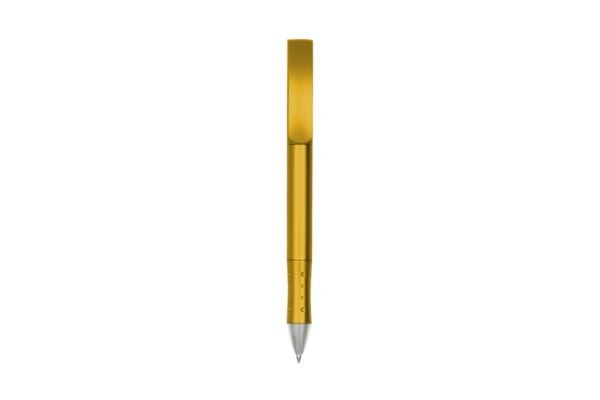 3010G VOGUE plastic gel pen with twist action and black ink- Gold
