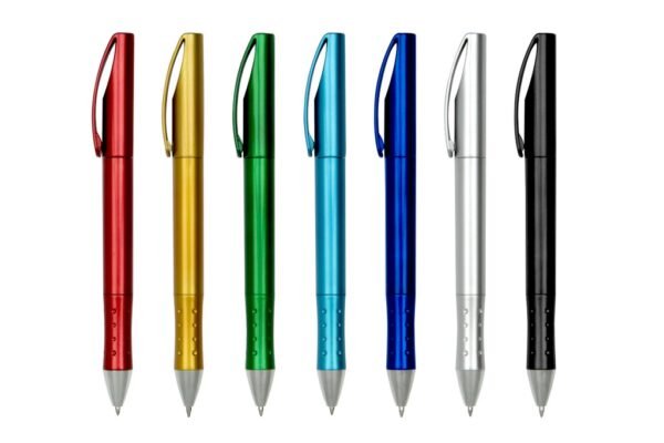 3010G VOGUE plastic gel pen with twist action and black ink- front view