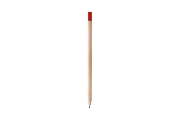 5001 triangle HB pencil with ergonomic wood design for smooth writing- Red