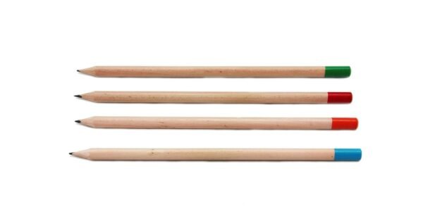 5001 triangle HB pencil with ergonomic wood design for smooth writing- front view