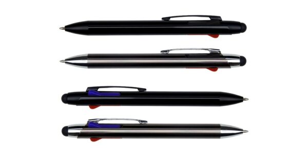 5029 ELVIS multicolour stylus pen for touchscreen with aluminium body and 3 ink colors- Group