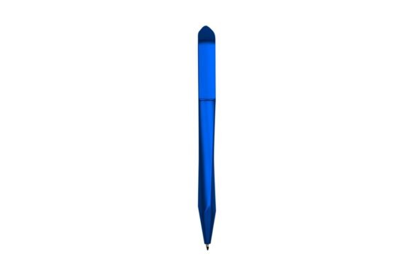 Twist action plastic ball pen with metallic finish – 5031 FLEXI PRIME- Blue