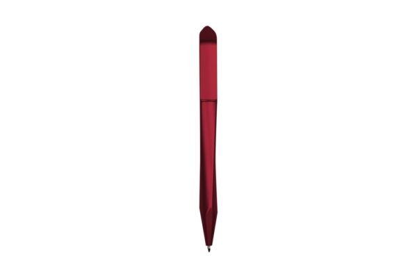 Twist action plastic ball pen with metallic finish – 5031 FLEXI PRIME- Red