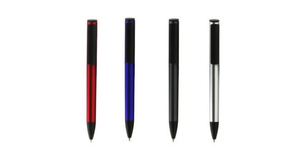 5036 TIEGA ball pen with smartphone stand in twist action design-group photo-side view