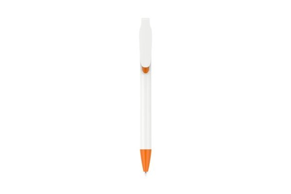 5047 OASIS plastic ball pen 1.0mm with push action and glossy finish- Orange