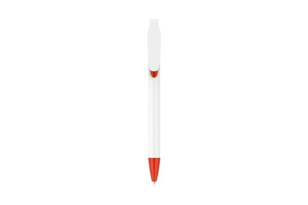 5047 OASIS plastic ball pen 1.0mm with push action and glossy finish- Red