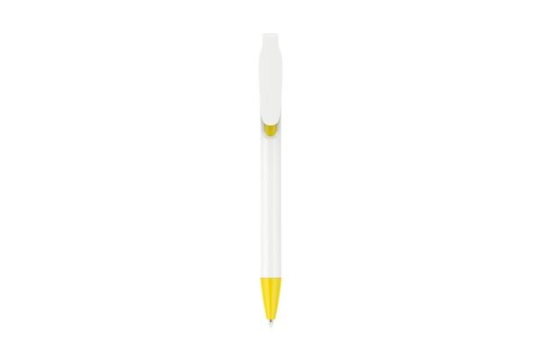5047 OASIS plastic ball pen 1.0mm with push action and glossy finish- Yellow
