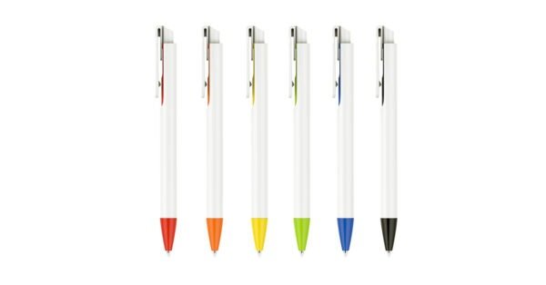 5047 OASIS plastic ball pen 1.0mm with push action and glossy finish- front view