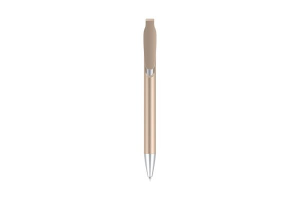 OASIS PRIME plastic ball pen with black ink and push action- Gold