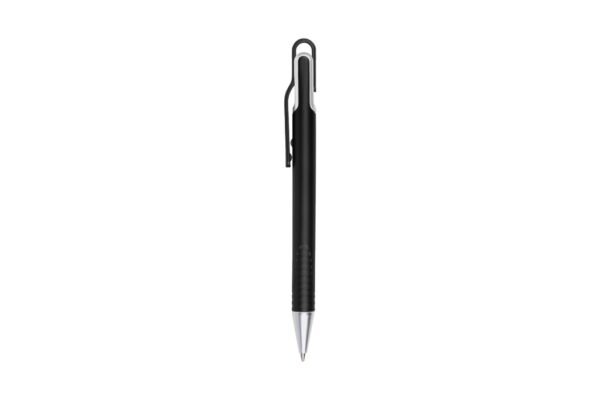 MIRAGE plastic ball pen with black ink and push action-Black