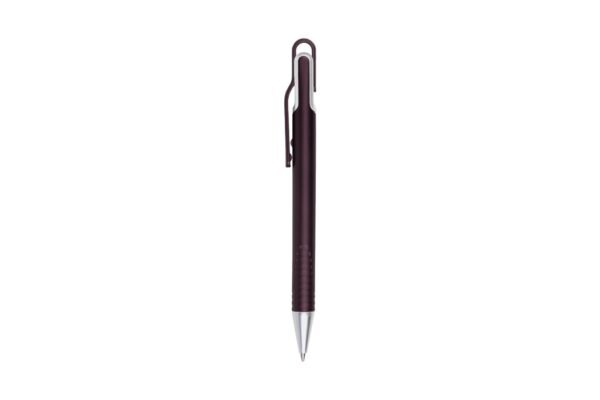 MIRAGE plastic ball pen with black ink and push action- Purple