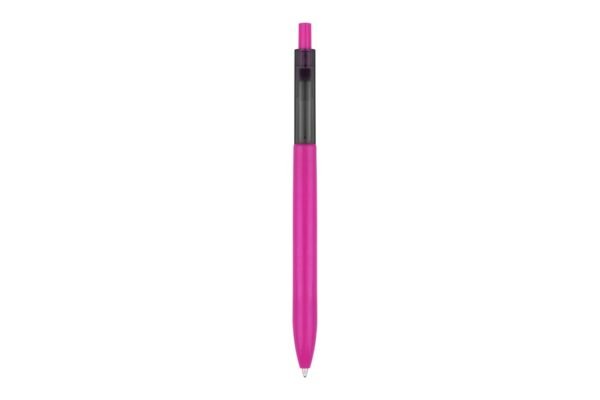 5059 BRAMBLES recycled plastic ball pen with push action and black ink- Pink