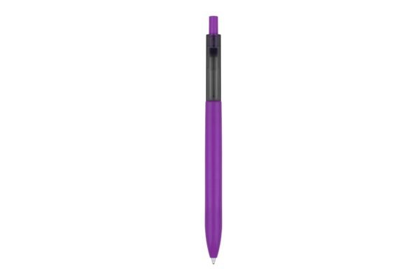 5059 BRAMBLES recycled plastic ball pen with push action and black ink- Purple