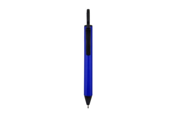 5060 ROLLO mini ball pen with hook and push-action 1.0mm black ink- Blue
