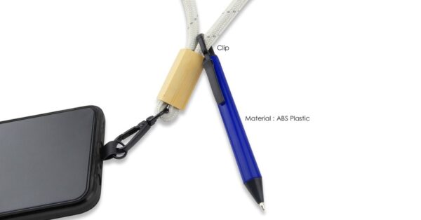 5060 ROLLO mini ball pen with hook and push-action 1.0mm black ink- clip