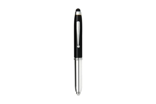942B GENIUS stylus ball pen with LED light and 1.0mm black ink- Black
