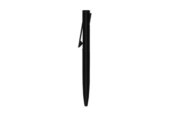 955B CLICK aluminium ball pen with push clip and 1.0mm black ink- Black