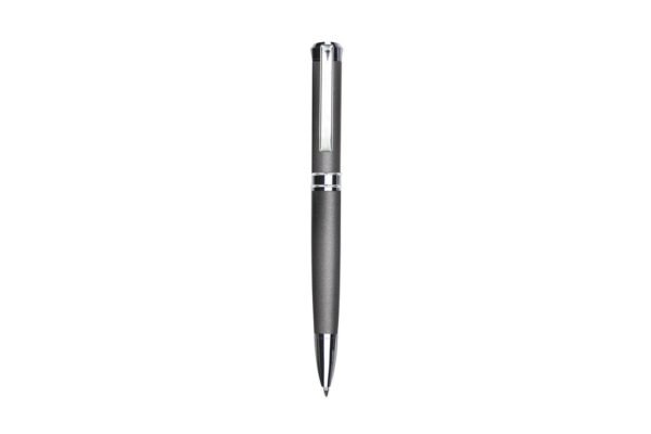 961B MONTE CARLO metal ball pen with stainless steel twist action- Grey