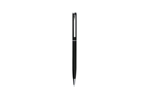 971B Milan metal ball pen with twist-action aluminium body and black ink- Black