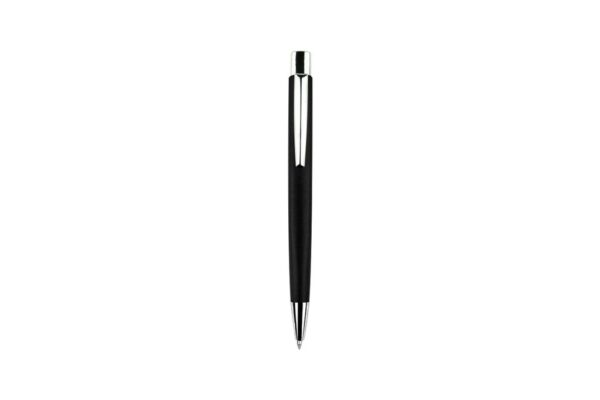977B TRINITY aluminium metal ball pen with 1.0mm black ink and push-action- Black