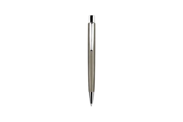 977B TRINITY aluminium metal ball pen with 1.0mm black ink and push-action- Grey