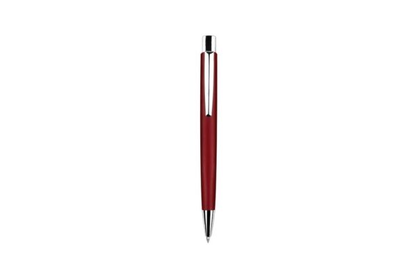 977B TRINITY aluminium metal ball pen with 1.0mm black ink and push-action- Red