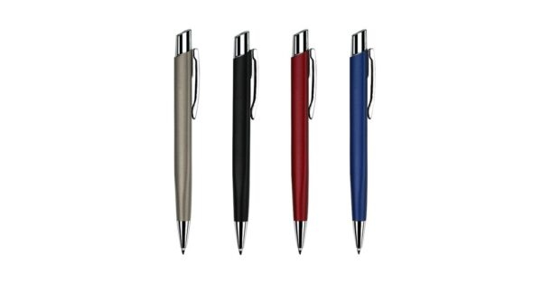 977B TRINITY aluminium metal ball pen with 1.0mm black ink and push-action- Group