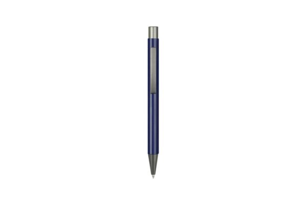 979B KYLO metal ball pen with aluminium body and push action- Blue