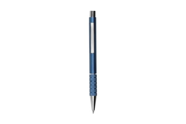985B TITUS metal ball pen with aluminium body and push action- Blue