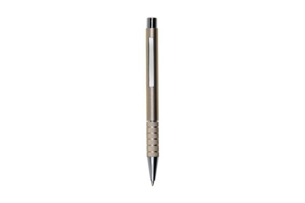 985B TITUS metal ball pen with aluminium body and push action- Gold