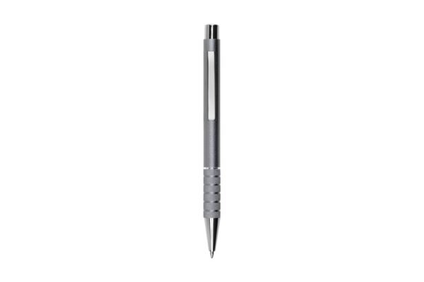 985B TITUS metal ball pen with aluminium body and push action- Grey