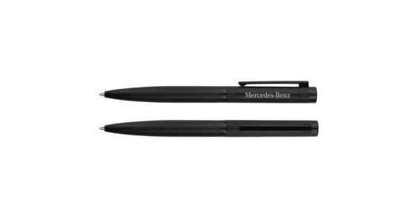 988BG Orion metal ball pen with aluminium body and black gel ink- with logo