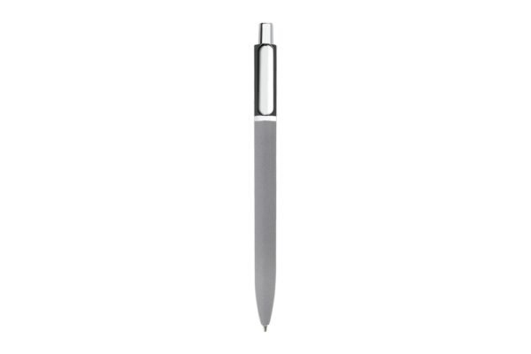 990B GRYT stone finish metal ball pen with aluminium body and push-action design- Black