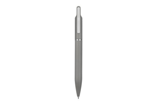 992B DEXTER recycled aluminum ball pen with twist-action and engravable body- Grey