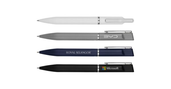 992B DEXTER recycled aluminum ball pen with twist-action and engravable body- with logo