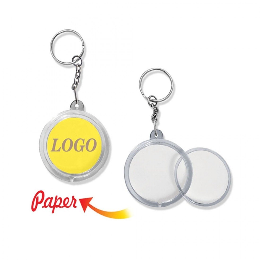 Round Acrylic Keychain Singapore – Shoppingo C750 – Transparent