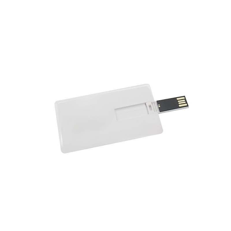 Slim card USB flash drive with custom logo option - back