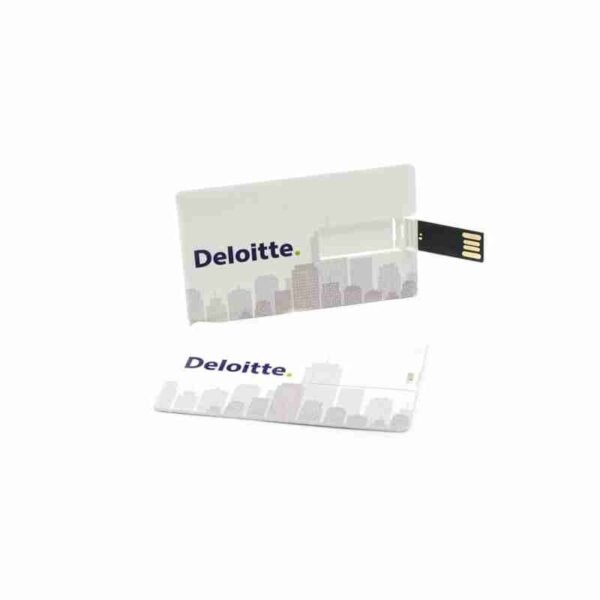 Slim card USB flash drive with custom logo option - design n