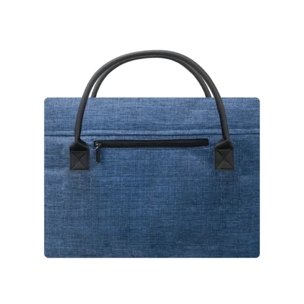 Firstcall Document Bag DB727 – lightweight water-resistant document bag with ergonomic handle, ideal for corporate use in Singapore - blue back view