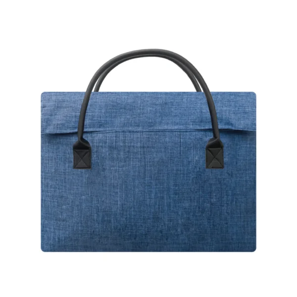 Firstcall Document Bag DB727 – lightweight water-resistant document bag with ergonomic handle, ideal for corporate use in Singapore - blue front view